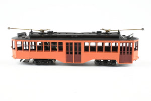 HO Brass Fairfield Models Pittsburgh Railway Co. Double End Trolley CP Not Lettered