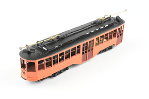 HO Brass Fairfield Models Pittsburgh Railway Co. Double End Trolley CP Not Lettered