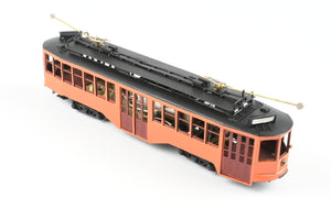 HO Brass Fairfield Models Pittsburgh Railway Co. Double End Trolley CP Not Lettered