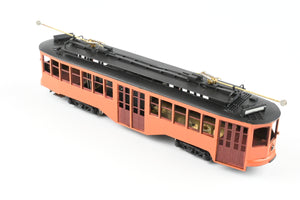 HO Brass Fairfield Models Pittsburgh Railway Co. Double End Trolley CP Not Lettered