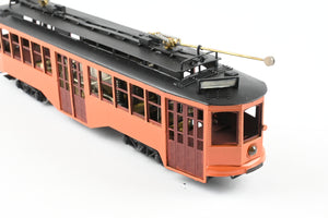 HO Brass Fairfield Models Pittsburgh Railway Co. Double End Trolley CP Not Lettered