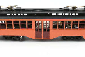 HO Brass Fairfield Models Pittsburgh Railway Co. Double End Trolley CP Not Lettered