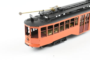 HO Brass Fairfield Models Pittsburgh Railway Co. Double End Trolley CP Not Lettered