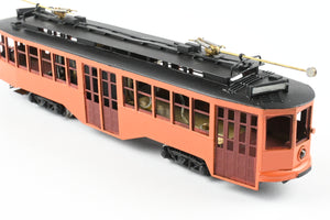 HO Brass Fairfield Models Pittsburgh Railway Co. Double End Trolley CP Not Lettered