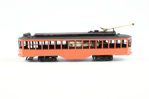 HO Brass Fairfield Models Pittsburgh Railway Co. Jones Trolley Car Single End Version CP