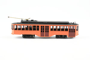 HO Brass Fairfield Models Pittsburgh Railway Co. Jones Trolley Car Single End Version CP