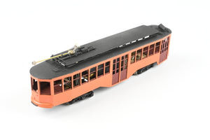 HO Brass Fairfield Models Pittsburgh Railway Co. Jones Trolley Car Single End Version CP