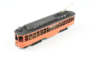 HO Brass Fairfield Models Pittsburgh Railway Co. Jones Trolley Car Single End Version CP