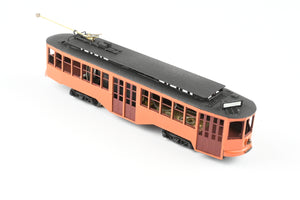 HO Brass Fairfield Models Pittsburgh Railway Co. Jones Trolley Car Single End Version CP