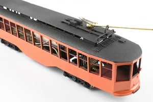 HO Brass Fairfield Models Pittsburgh Railway Co. Jones Trolley Car Single End Version CP