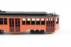 HO Brass Fairfield Models Pittsburgh Railway Co. Jones Trolley Car Single End Version CP