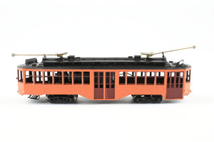 HO Brass Fairfield Models Pittsburgh Railway Co. Double End Joes Trolley CP Not Lettered
