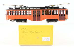 HO Brass Fairfield Models Pittsburgh Railway Double End Trolley 2 poles CP
