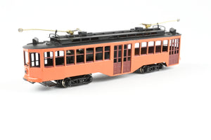 HO Brass Fairfield Models Pittsburgh Railway Co. Double End Jones Trolley CP Not Lettered
