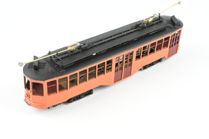 HO Brass Fairfield Models Pittsburgh Railway Co. Double End Jones Trolley CP Not Lettered
