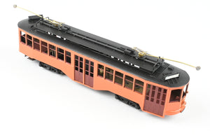 HO Brass Fairfield Models Pittsburgh Railway Co. Double End Jones Trolley CP Not Lettered