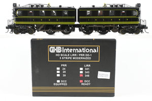 HO Plastic GHB International LI/PRR- Long Island/Pennsylvania Railroad DD-1 FP 5 Stripe Modernized Lettered for Long Island RR DCC Ready
