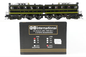 HO Plastic GHB International LI/PRR- Long Island/Pennsylvania Railroad DD-1 FP 5 Stripe Modernized Lettered for Pennsy DCC Ready
