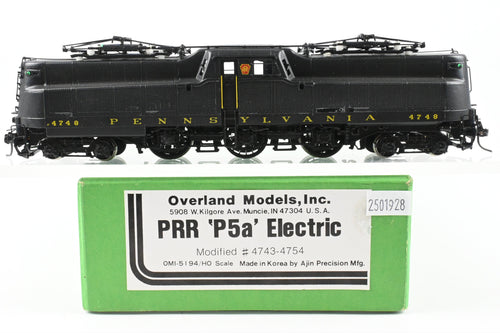 HO Brass OMI - Overland Models Inc. PRR - Pennsylvania Railroad P5a (Modernized) Electric CP No. 4748