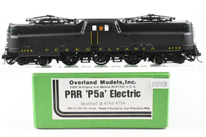 HO Brass OMI - Overland Models Inc. PRR - Pennsylvania Railroad P5a (Modernized) Electric CP No. 4748
