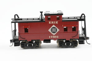 HO Brass Lambert Erie Railroad Steel offset Caboose Custom Painted