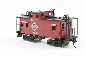 HO Brass Lambert Erie Railroad Steel offset Caboose Custom Painted