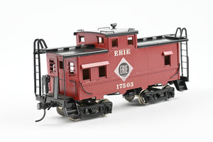 HO Brass Lambert Erie Railroad Steel offset Caboose Custom Painted