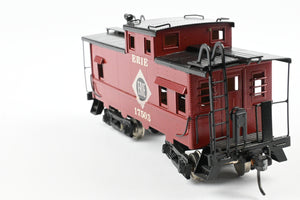 HO Brass Lambert Erie Railroad Steel offset Caboose Custom Painted