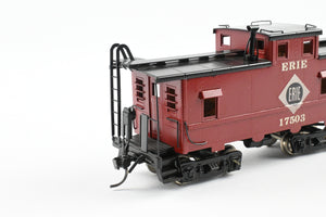 HO Brass Lambert Erie Railroad Steel offset Caboose Custom Painted