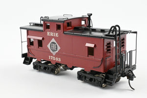 HO Brass Lambert Erie Railroad Steel offset Caboose Custom Painted