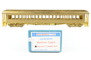 HO Brass Railworks Ltd. DL&W- Lackawanna Boonton Coach w/Plain Roof
