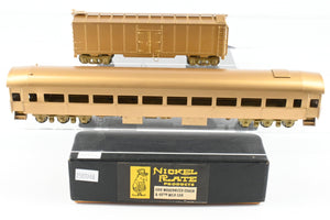 HO Brass NPP - Nickel Plate Products Erie RR Modernized Coach and 40 ton milk Car
