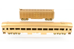 HO Brass NPP - Nickel Plate Products Erie Railroad Modernized Coach & 40 ton Milk Car Set