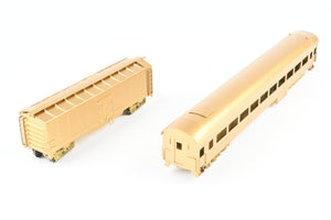 HO Brass NPP - Nickel Plate Products Erie Railroad Modernized Coach & 40 ton Milk Car Set