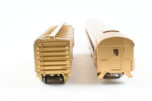 HO Brass NPP - Nickel Plate Products Erie Railroad Modernized Coach & 40 ton Milk Car Set