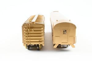 HO Brass NPP - Nickel Plate Products Erie Railroad Modernized Coach & 40 ton Milk Car Set