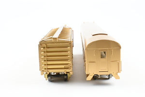HO Brass NPP - Nickel Plate Products Erie Railroad Modernized Coach & 40 ton Milk Car Set
