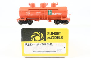 HO Brass Sunset Models PRR - Pennsylvania Railroad Class TM8 Triple Dome Tank Car C/P Hubinger