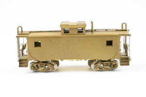HO Brass NJ Custom Brass NKP - Nickel Plate Road 700 Series Steel Caboose with Trucks
