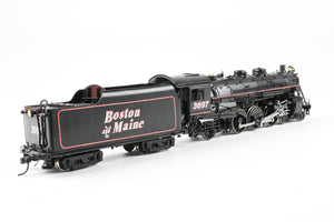 HO Brass NPP - Nickel Plate Products B&M - Boston & Maine P-2b 4-6-2 Pacific No. 3697 Custom Built and Detailed AS-IS