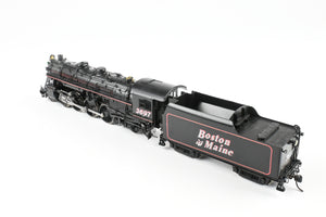 HO Brass NPP - Nickel Plate Products B&M - Boston & Maine P-2b 4-6-2 Pacific No. 3697 Custom Built and Detailed AS-IS
