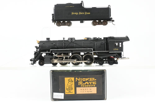 HO Brass NPP - Nickel Plate Products NKP - Nickel Plate Road Class L-1a 4-6-4 w/o Elephant Ears, Custom Painted No. 170