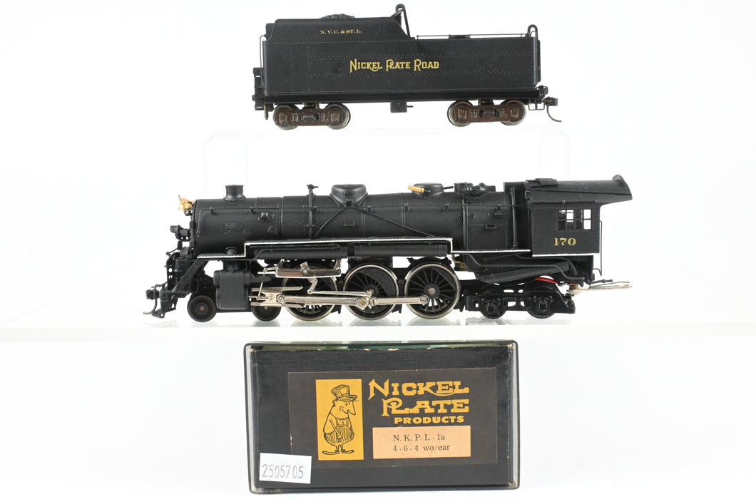 HO Brass NPP - Nickel Plate Products NKP - Nickel Plate Road Class L-1a 4-6-4 w/o Elephant Ears, Custom Painted No. 170