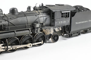 HO Brass PFM - SKI NP - Northern Pacific Class W 2-8-2 Boiler Tube Pilot Version, Custom Painted & Weathered