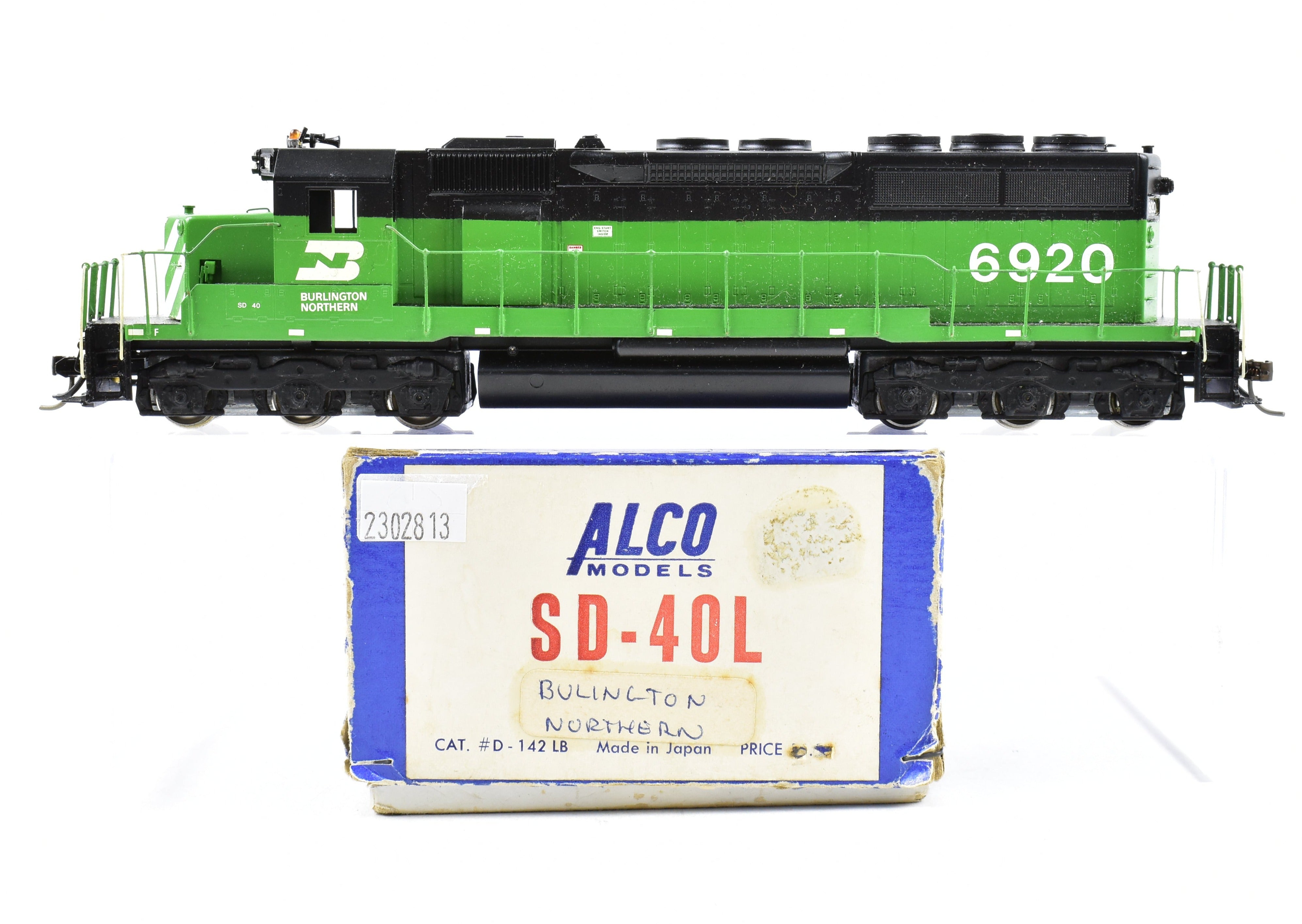 クマタ貿易(ALCO)HOゲージ　EMD　SD-40-2   未塗装完成品 HO Brass Alco Models BN - Burlington Northern EMD SD40 Diesel