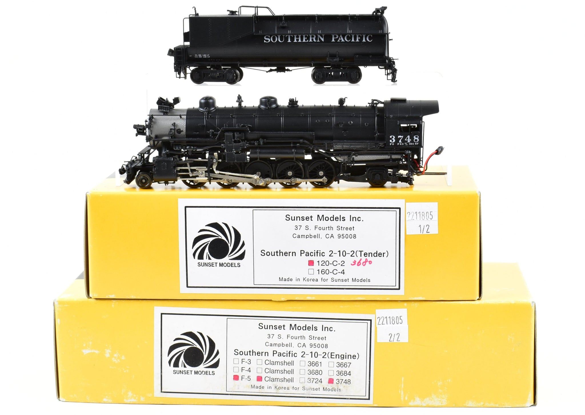 鉄道模型 USRA LIGHT 4-8-2 SUNSET MODELS Sunset Models HO BRASS 4-8-2 USRA Light Steam Locomotive