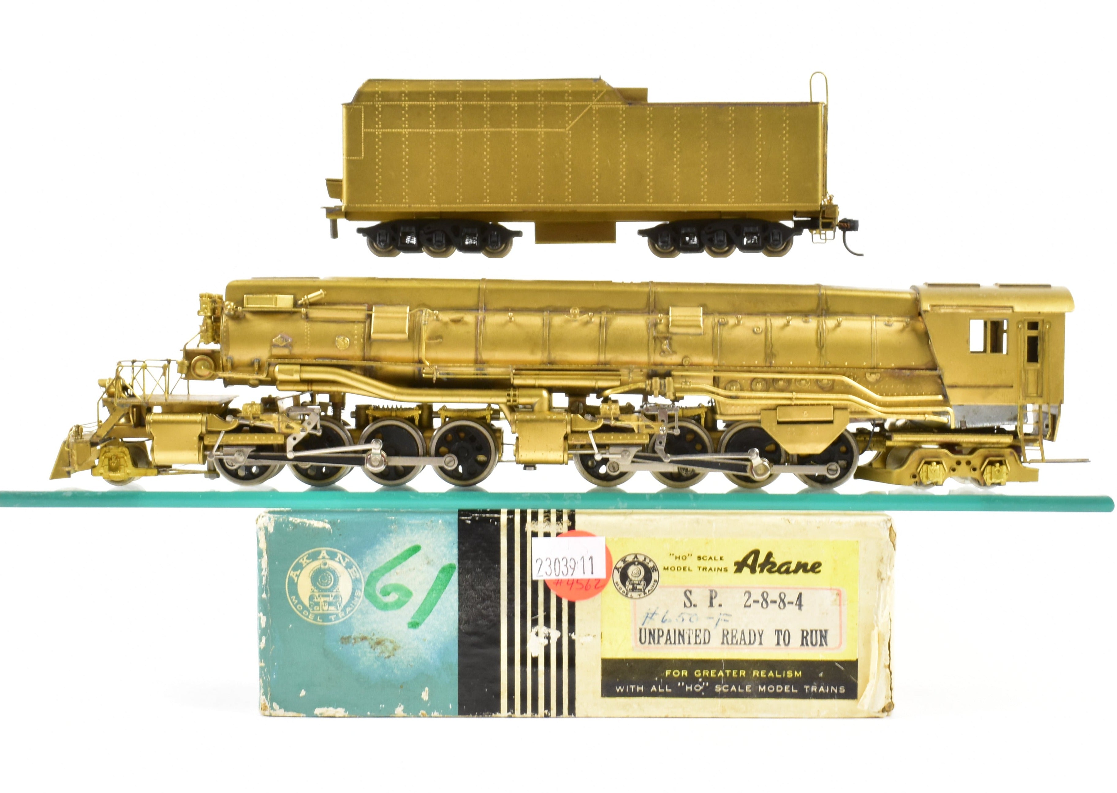 HO Brass Gem Models Akane SP - Southern Pacific AC-9 2-8-8-4 Coal