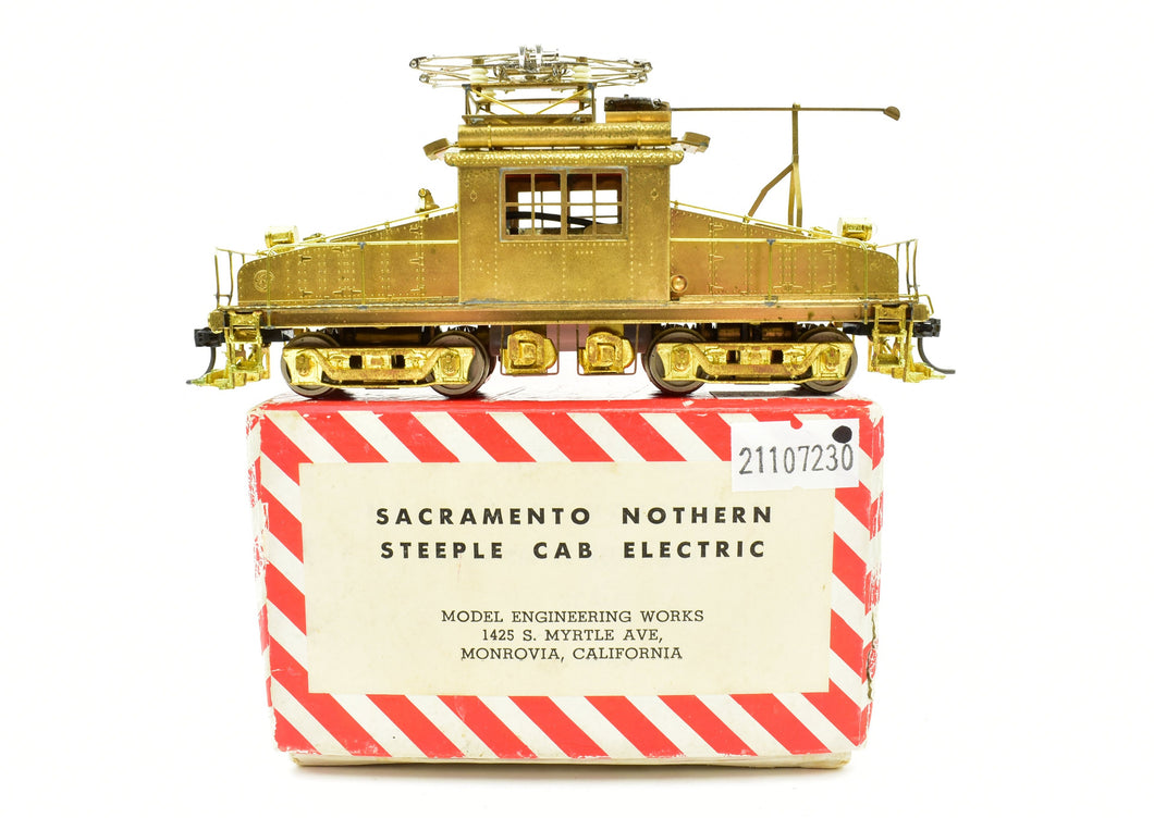 HO Brass MEW - Model Engineering Works SN - Sacramento Northern ALCO Steeple Cab Electric