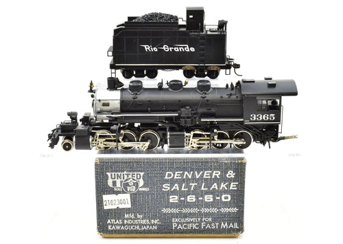 HO Brass PFM - United D&SL - Denver & Salt Lake - D&RGW - Denver & Rio Grande Western 2-6-6-0 CP 3365