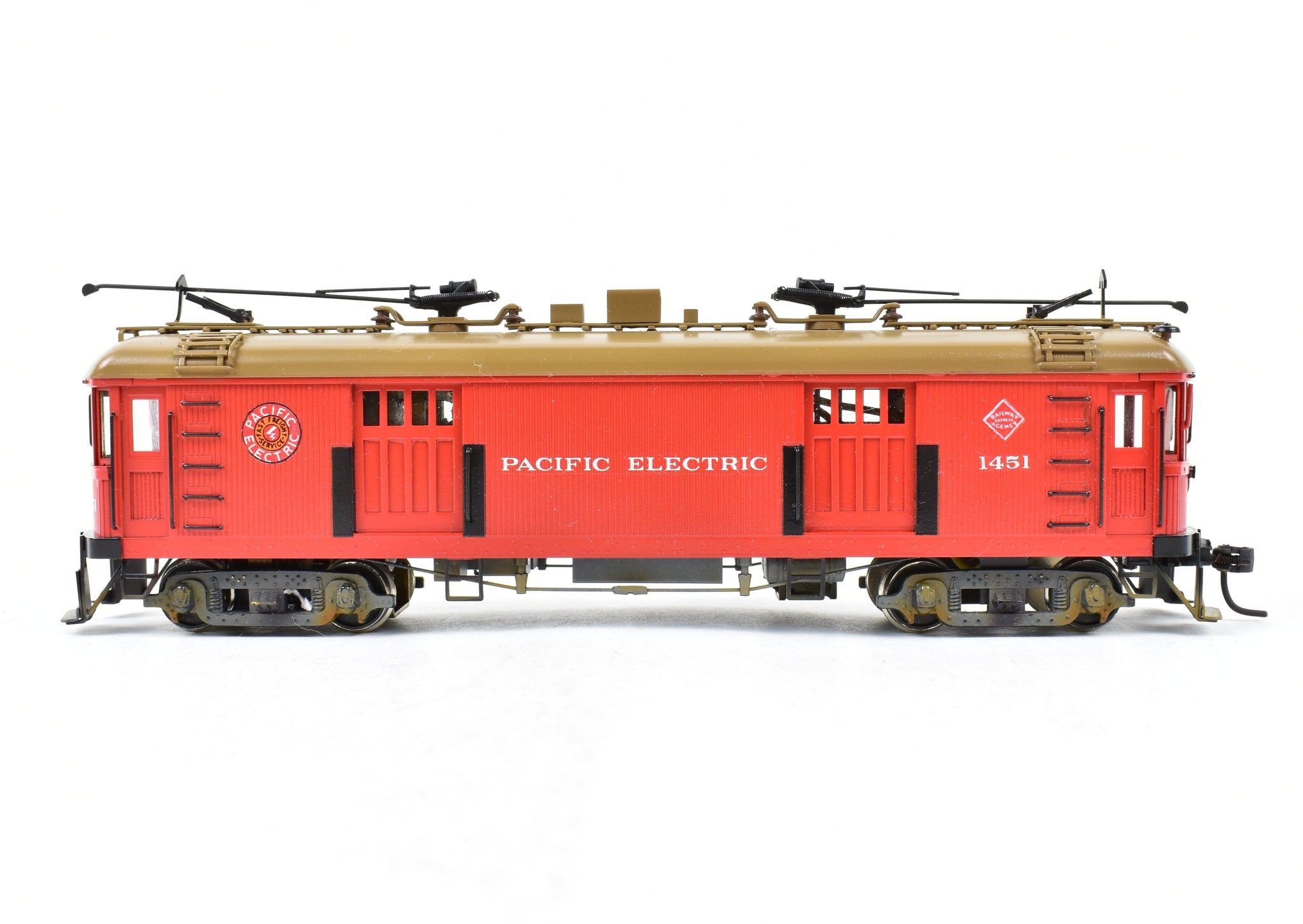 HO Brass Suydam PE - Pacific Electric Wood Box Motor Pro-Painted & Fin –  ReSourced Rails